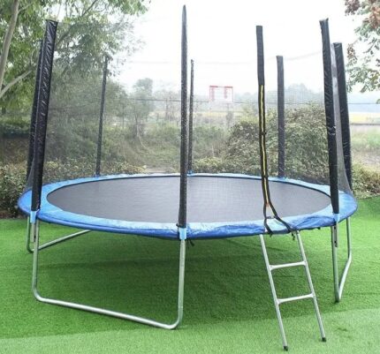12 Feet Commercial Grade Heavy Duty Outdoor Kids Play Trampoline With Net